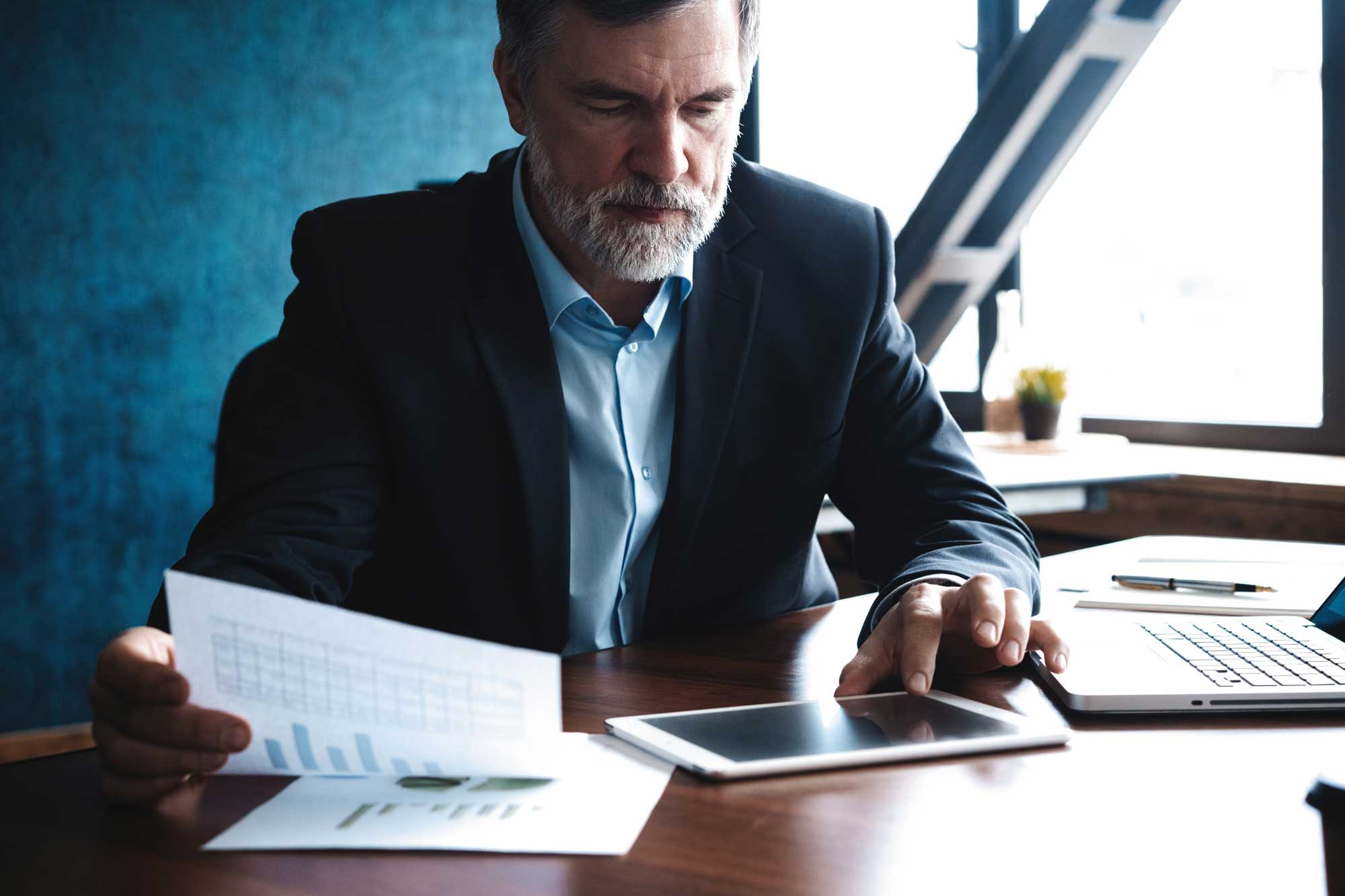 mature male business man